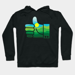 Nature Thumbs Up Hoodie